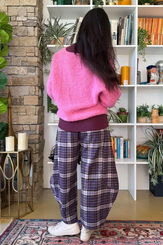Lola Boucle Slouch Knit Candy